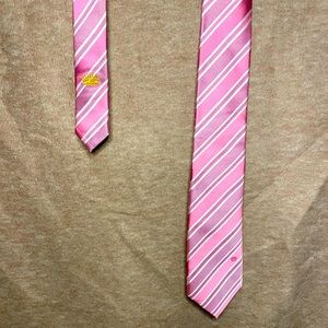 Pink Stripped Countess Mara Men’s Tie